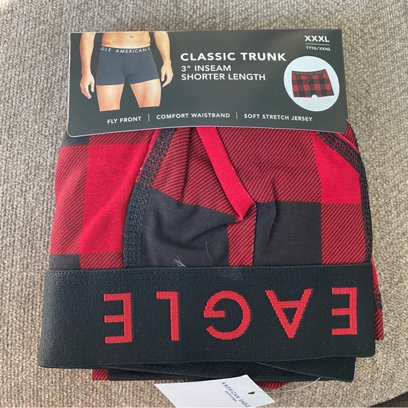 - Lot of 3 units  American Eagle Men's classic trunk 3" Inseam. XXXL (48-5… - Picture 1 of 5